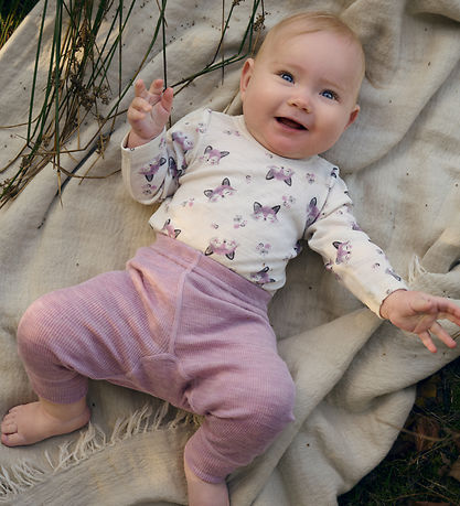 CeLaVi Leggings - Uld - Lilas Melange