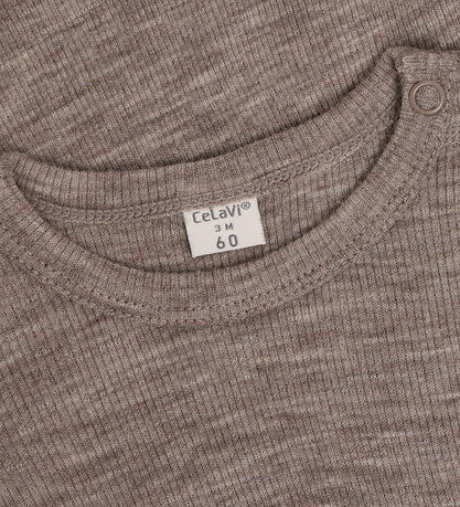 CeLaVi Body l/æ - Uld - Walnut Melange