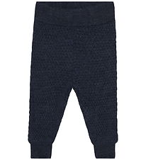 CeLaVi Bukser - Strik -Uld - Ombre Blue Melange