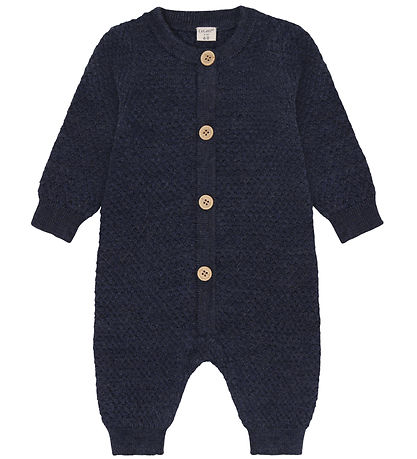 CeLaVi Cardigan - Strik -Uld - Ombre Blue Melange