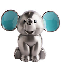 Noa Kids Sparegris - Fortinnet - Elefant/Lyseblå