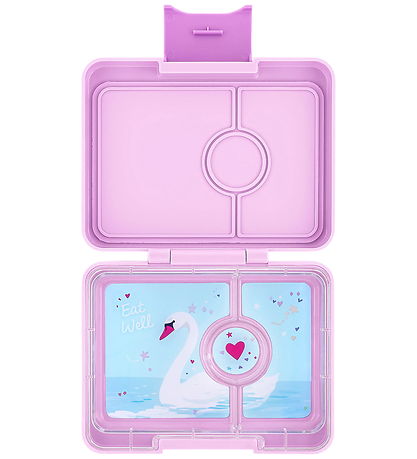 Yumbox Madkasse m. 3 Rum - Bento Snack - 480 ml - Ami Purple