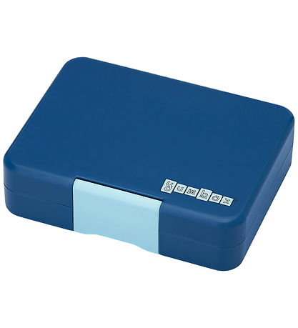 Yumbox Madkasse m. 3 Rum - Bento Snack - 480 ml - Ninja Blue