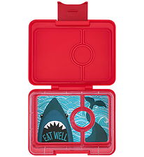 Yumbox Madkasse m. 3 Rum - Bento Snack - 480 ml - Wow Red