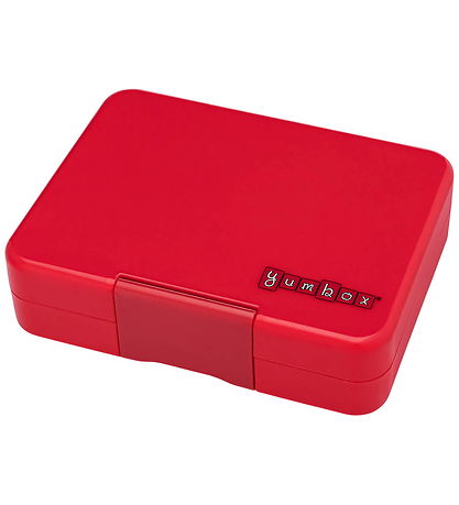 Yumbox Madkasse m. 3 Rum - Bento Snack - 480 ml - Wow Red