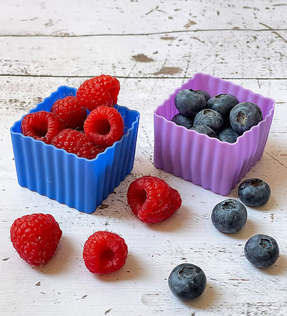 Yumbox Indsatser - 3-pak - Silikone - Bento Cups - Purple