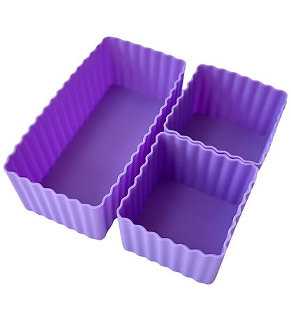 Yumbox Indsatser - 3-pak - Silikone - Bento Cups - Purple