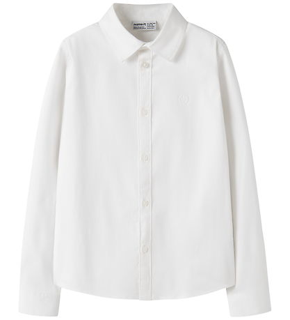 Name It Skjorte - NkmRefrik - Bright White