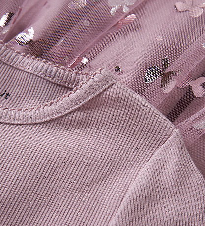 Name It Kjole - NkfRosally - Mauve Shadows