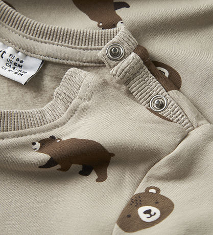 Name It Sweatshirt - NbmVimmer - Island Fossil/Bears