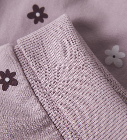 Name It Sweatpants - NbfVimone - Mauve Shadows/Flower Dots