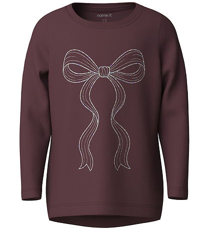Name It Bluse - NmfViparty - Catawba Grape/Cute Bow