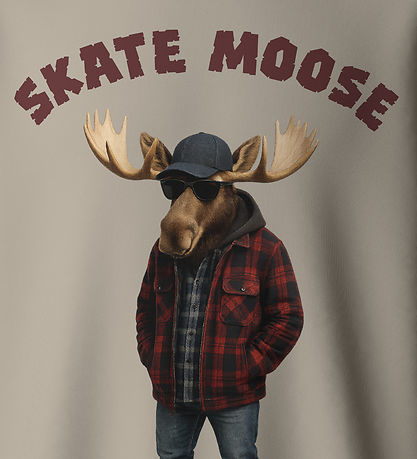 Name It Sweatshirt - NkmVoto - Island Fossil/Skate Moose