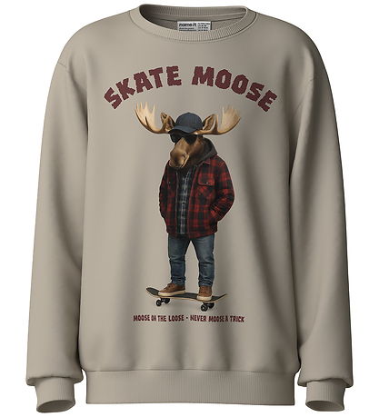 Name It Sweatshirt - NkmVoto - Island Fossil/Skate Moose