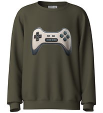 Name It Sweatshirt - NkmVoto - Olive Night/Gaming Season