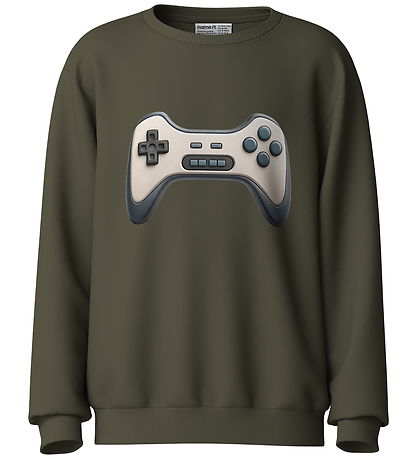 Name It Sweatshirt - NkmVoto - Olive Night/Gaming Season