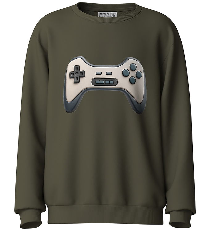 Name It Sweatshirt - NkmVoto - Olive Night/Gaming Season