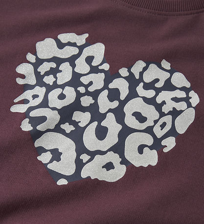 Name It Sweatshirt - NkfViloui - Catawba Grape/Glitter Leo