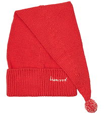 Liewood Nissehue - Alf Christmas Hat w Embroidery - Apple red