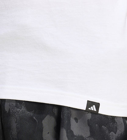 adidas Performance T-shirt - J Camo - White