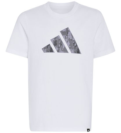 adidas Performance T-shirt - J Camo - White