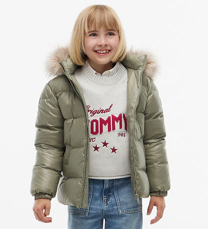 Tommy Hilfiger Dunjakke - Utility Sage