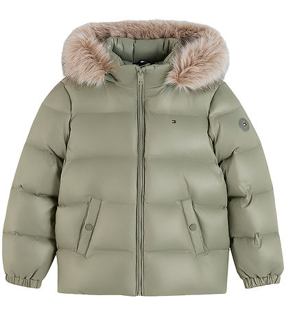 Tommy Hilfiger Dunjakke - Utility Sage