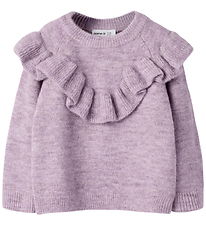 Name It Bluse - Strik - NmfSyla - Mauve Shadows