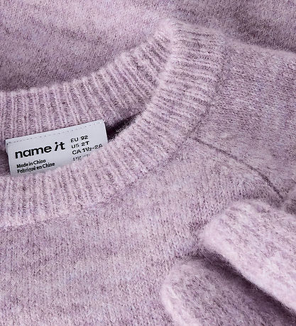 Name It Bluse - Strik - NmfSyla - Mauve Shadows