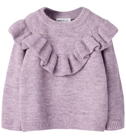 Name It Bluse - Strik - NmfSyla - Mauve Shadows