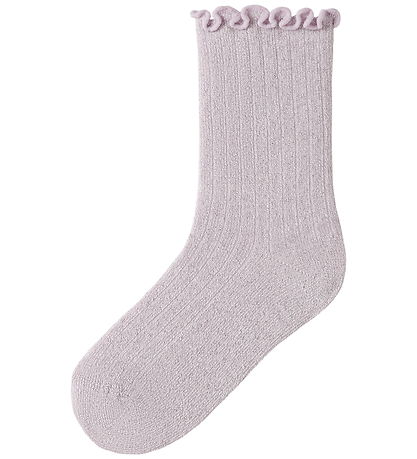 Name It strømper - 3-pak - NmfRosie - Catawba Grape/Lavender Fog
