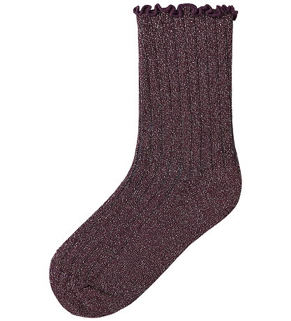 Name It strømper - 3-pak - NmfRosie - Catawba Grape/Lavender Fog