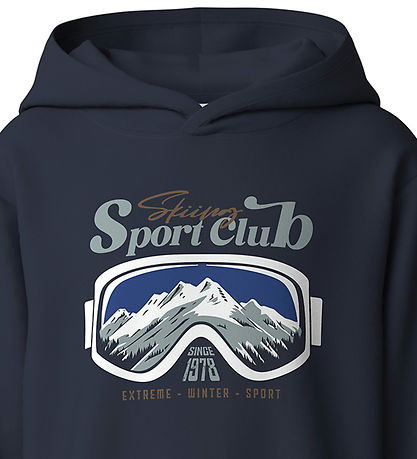 Name it Hættetrøje - NkmVallen - Navy Blazer/Sport Club