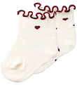 Lil Atelier Strømper - 2-Pak - NbfRosita - Turtledove/HEARTS