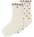Lil Atelier Strømper - 2-Pak - NmfRosita - Turtledove/Rose Taupe