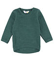 Joha Bluse - Uld - Rib - Turkis