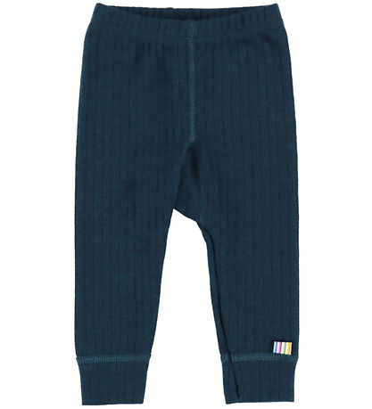 Joha Leggings - Uld - Rib - Mørke Blå