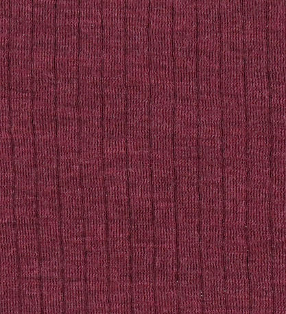 Joha Leggings - Uld - Rib - Wine Melan