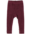 Joha Leggings - Uld - Strik - Wine Melan