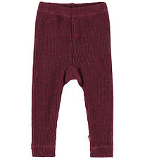 Joha Leggings - Uld - Strik - Wine Melan