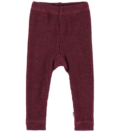 Joha Leggings - Uld - Strik - Wine Melan