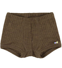 Joha Boxershorts - Uld - Rib - Brun