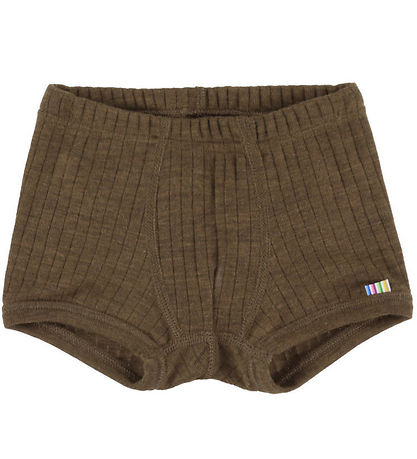 Joha Boxershorts - Uld - Rib - Brun