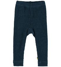 Joha Leggings - Uld - Strik - Mørke Blå