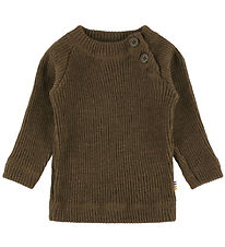 Joha Bluse - Uld - Strik - Brun