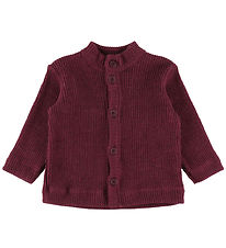 Joha Cardigan - Uld - Strik - Wine Melan