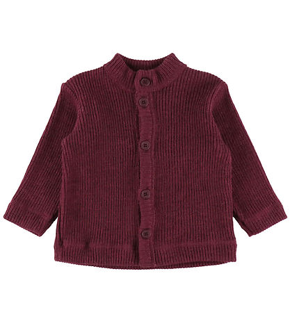 Joha Cardigan - Uld - Strik - Wine Melan