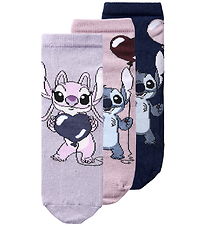 Name It Strømper - 3-pak - NmfOdassa - Lavender Gray