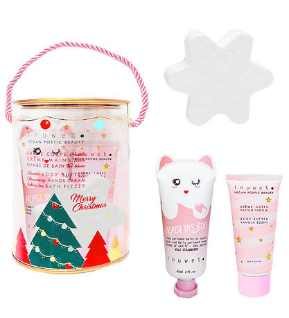 Inuwet Plejeprodukter - Håndcreme/Bodylotion/Badebombe - Snowbal