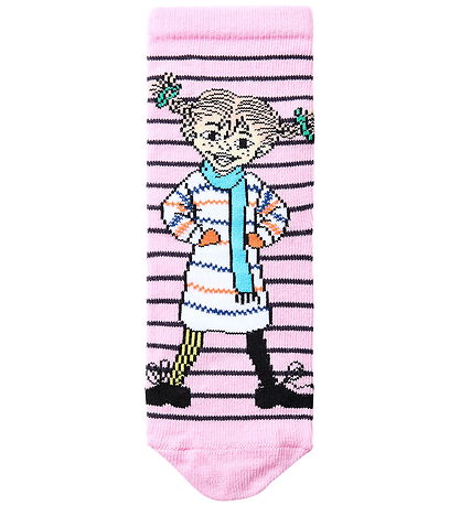 Name It Strømper - 3-pak - Pippi - NmfNidi - Lavender Gray